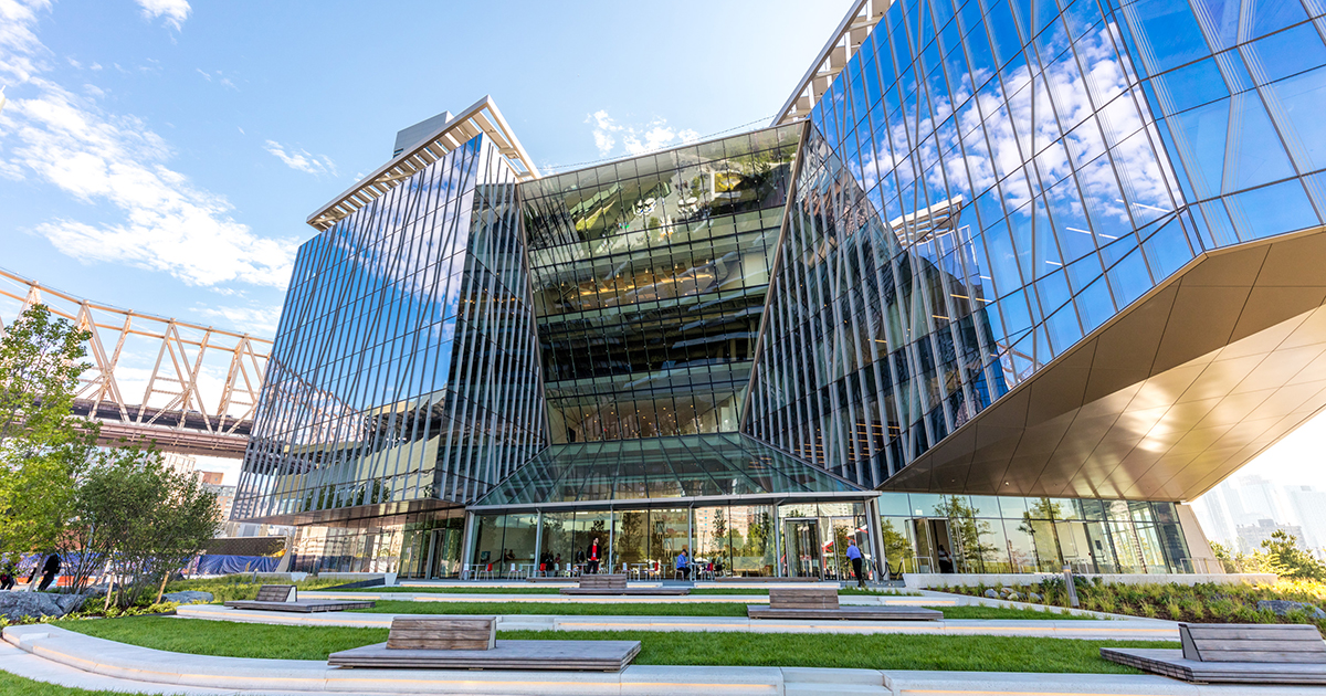 Facade of the Tata Innovation Center